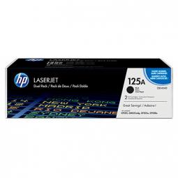 HP 125A Black Toner 2.2K pages Twinpack Color LaserJet CB540AD