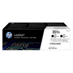 HP 201X High Yield Black LaserJet Toner Cartridge (Pack of 2) CF400XD