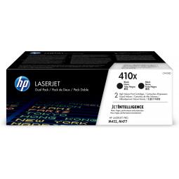 HP 410X High Yield Black LaserJet Toner Cartridge (Pack of 2) CF410XD