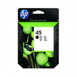 HP 45 Black Inkjet Cartridge (Standard Yield, 42ml) 51645AE