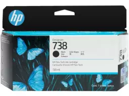 HP No 738 Black Standard Capacity Ink Cartridge 130ml 498N4A