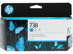 HP No 738 Cyan Standard Capacity Ink Cartridge 130ml 498N5A