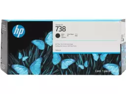 HP No 738 Black Standard Capacity Ink Cartridge 300ml 498N8A