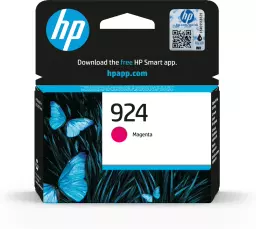 HP No 924 Magenta Standard Ink Cartridge 400 Pages - 4K0U4NE