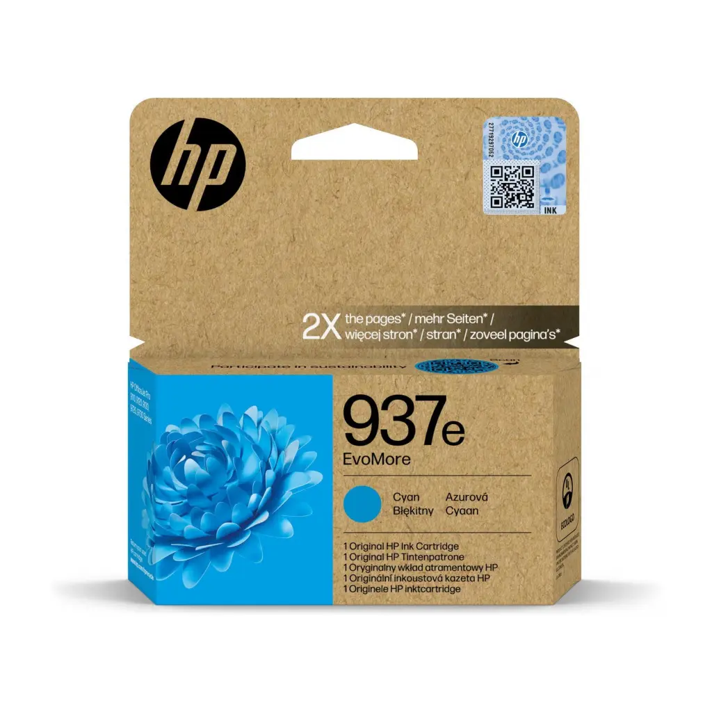 HP 4S6W6NE No 937e Cyan Ink 1.65K