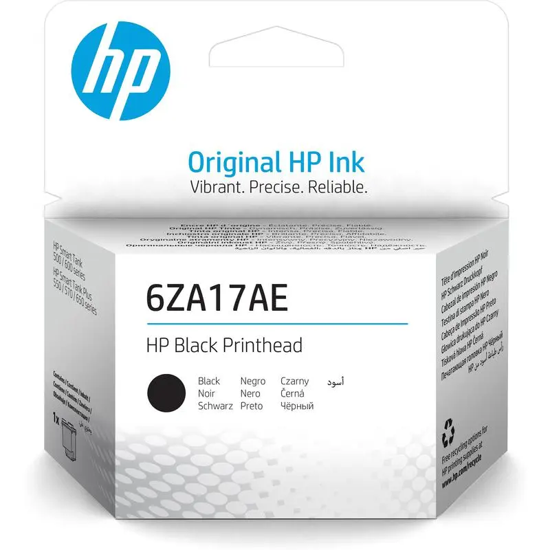 HP Black Printhead - 6ZA17AE