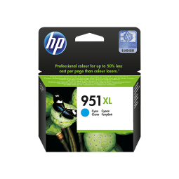 HP 951XL Cyan Officejet Inkjet Cartridge (Capacity: 24ml) CN046AE