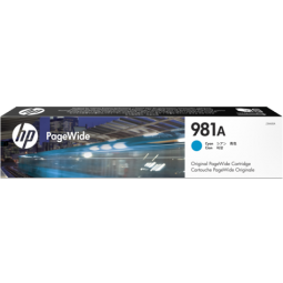 HP 981A Cyan Ink Cartridge 70ml J3M68A