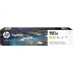 HP 981A PageWide Ink Yellow Cartridge J3M70A