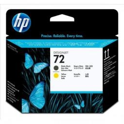 HP No 72 Matte Black Yellow Print head Cartridge C9384A