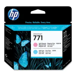 HP No 771 Light Magenta and Light Cyan Printhead - CE019A