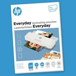 HP Everyday Laminating Pouches A4 80 micron Pack 100 9154