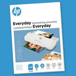 HP Everyday Laminating Pouches A6 80 micron Pack 25 9156