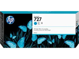 HP No 727 Cyan Ink Cartridge 300ml - F9J76A