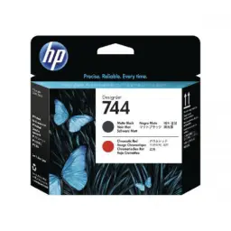 HP 744 Printhead Matte Black & Red - F9J88A