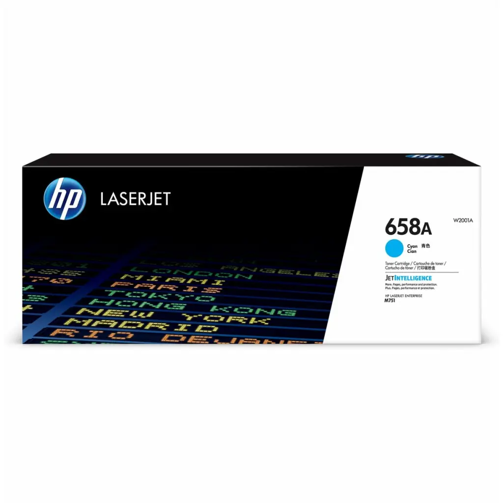 HP 658A Cyan Toner 6K Pages - W2001A