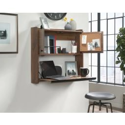 Hampstead Park Space Saving Wall Desk Walnut 5423704