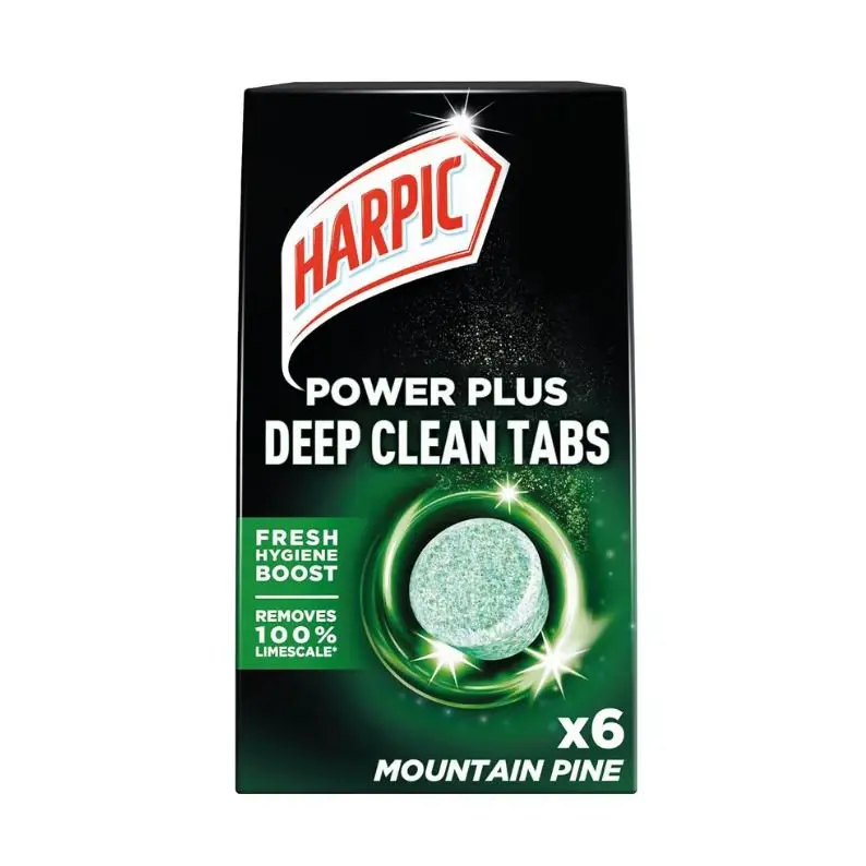 Harpic Power Plus Deep Clean Tablets Toilet Cleaner Mountain Pine (Pack 6) - 3251790