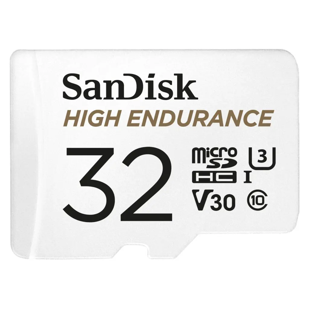 SanDisk High Endurance 32GB Micro-SDHC Class 10 Memory Card