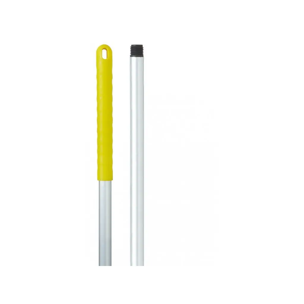 Robert Scott Hygiene Aluminium Mop/Brush Handle 48 Inch/125cm Yellow  - 0908084S