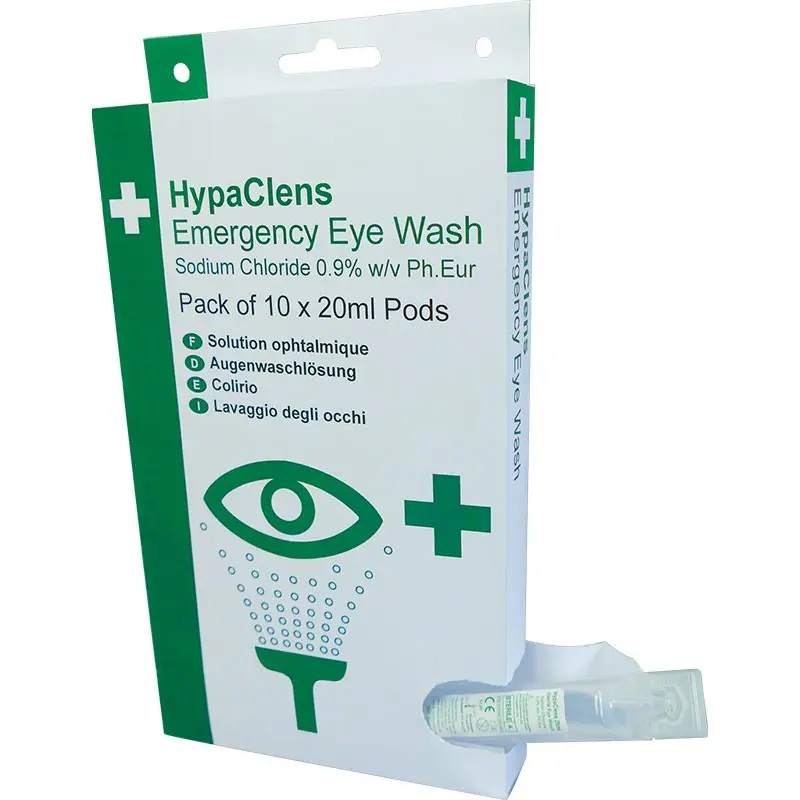 HypaClens Emergency Eye Wash Dispenser (10 x 20ml pods) - E4201