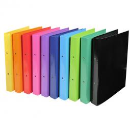 Iderama Ring Binders 2 Ring 40mm Assorted Colours Pack of 10