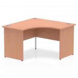 Dynamic Impulse 1200mm Corner Desk Beech Top Panel End Leg I000384