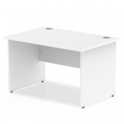 Impulse 1200x800mm Straight Desk White Top I000393