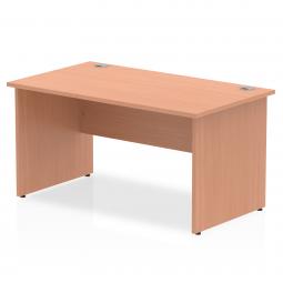 Impulse 1400x800mm Straight Desk Beech Top I000372