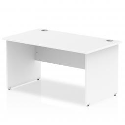 Impulse 1400x800mm Straight Desk White Top I000394