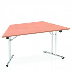 Dynamic Impulse 1600mm Folding Trapezium Table Beech Top I000693