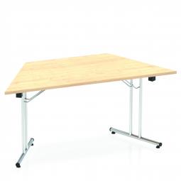 Dynamic Impulse 1600mm Folding Trapezium Table Maple Top I000720