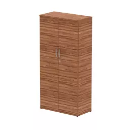 Dynamic Impulse W800 x D400 x H1600mm 3 Shelf Cupboard Walnut Finish - S00007