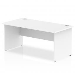 Impulse 1600x800mm Straight Desk White Top I000395