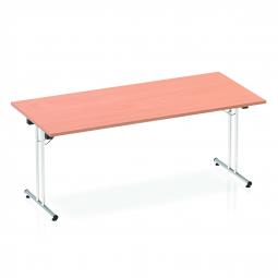 Dynamic Impulse 1800mm Folding Rectangular Table Beech Top I000692