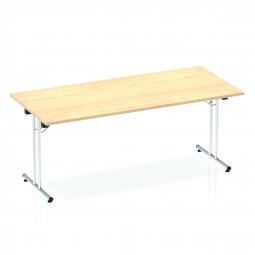 Dynamic Impulse 1800mm Folding Rectangular Table Maple Top I000719