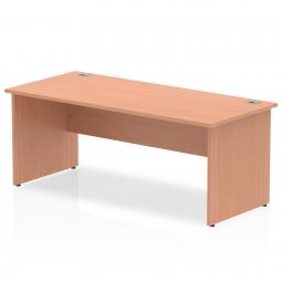 Impulse 1800x800mm Straight Desk Beech Top I000374