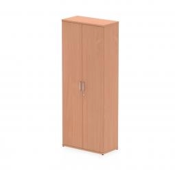 Impulse Wooden Cupboard with Adjustable Shelves Beech Finish S00004