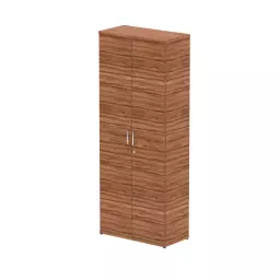 Dynamic Impulse W800 x D400 x H2000mm 4 Shelf Cupboard Walnut Finish - S00008