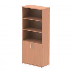 Impulse 2000mm Open Shelves Cupboard Beech I000047