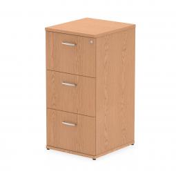 Impulse 3 Drawer Filing Cabinet Oak I000781