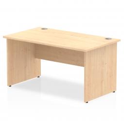 Impulse 1400x800mm Straight Desk Maple Top I000438