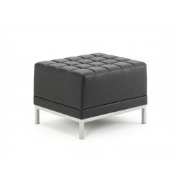 Infinity Modular Cube Chair Black Soft Bonded Leather BR000199