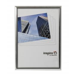 Inspire For Business Certificate A4 Back Loader Silver Frame