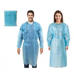 Isolation Gowns Non Woven 40gsm Blue (Pack 10) IGDP10