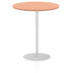 Dynamic Italia 1000mm Poseur Round Table Beech Top 1145mm High Leg ITL0148