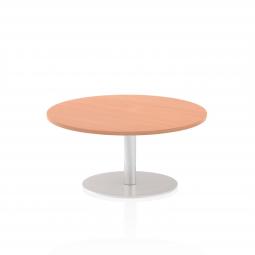 Dynamic Italia 1000mm Poseur Round Table Beech Top 475mm High Leg ITL0136