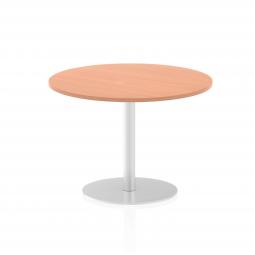 Dynamic Italia 1000mm Poseur Round Table Beech Top 725mm High Leg ITL0142