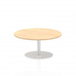 Dynamic Italia 1000mm Poseur Round Table Maple Top 475mm High Leg ITL0139