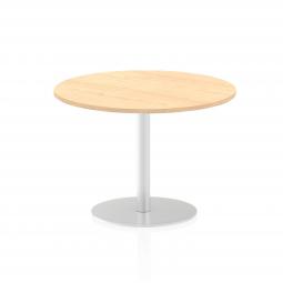 Dynamic Italia 1000mm Poseur Round Table Maple Top 725mm High Leg ITL0145